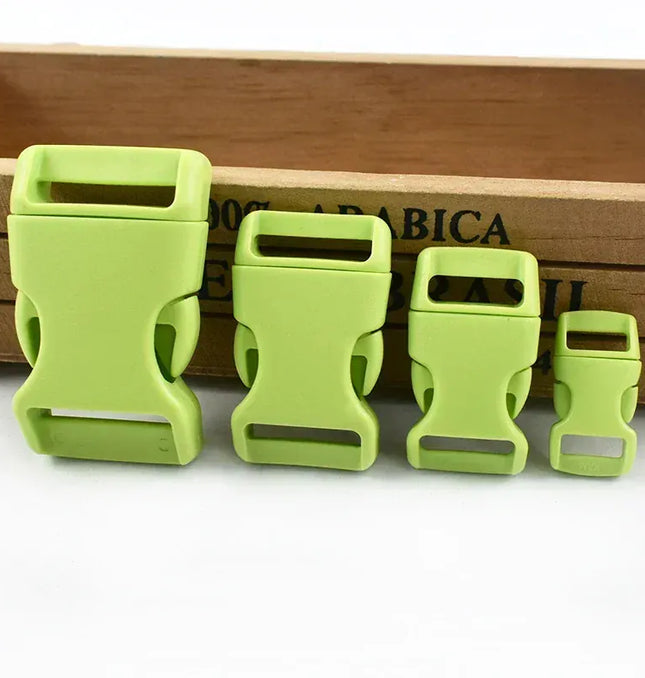10/20Pcs 10-25mm Colored Plastic Hook Bag Strap Fasteners Quick Release Buckle Webbing Belt Buckles Dog Coller Adjust Hasp Clasp