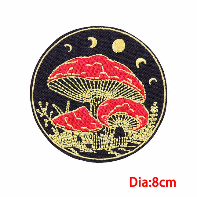 Outdoor Nature Camping Traveler Embroidered Patch Iron On Patches For Clothing Thermoadhesive Patches Hiking Patch For Backpack