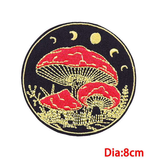 Outdoor Nature Camping Traveler Embroidered Patch Iron On Patches For Clothing Thermoadhesive Patches Hiking Patch For Backpack