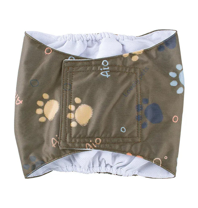EcoWarra Washable Male Dog Diaper Pet Sanitary Panties Reusable Nappy Belly Band Wrap Diapers Leak Proof Pee Pant for Dogs