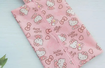 EcoWarra 04 / 36x24x10cm Cute Hello Kitty Shoe Storage Bag Waterproof Dust Bag Shoe Cover Moisture Proof Towel Clothing Travel Shoe Bag Christmas Gift