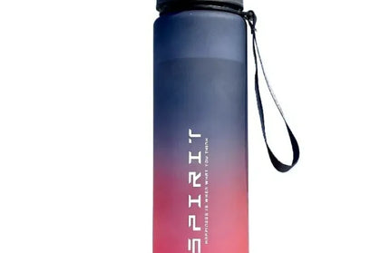 EcoWarra 1000ml-red 500ML/650ML/750ML/1000ML Sports Water Bottle Motivational Leak Proof Portable Reusable Plastic Cups Outdoor Travel Gym Jugs