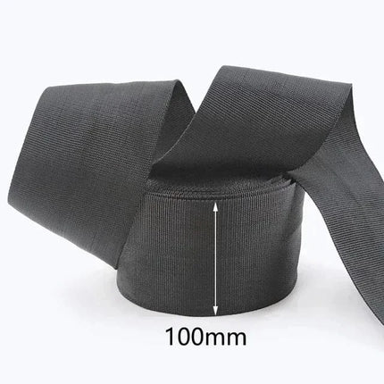 EcoWarra 100mm 8M Meetee 20mm-100mm Nylon Webbing Strap Backpack Bag Safety Ribbon Band Belt Dog Collar Binding Tape DIY Sewing Accessories