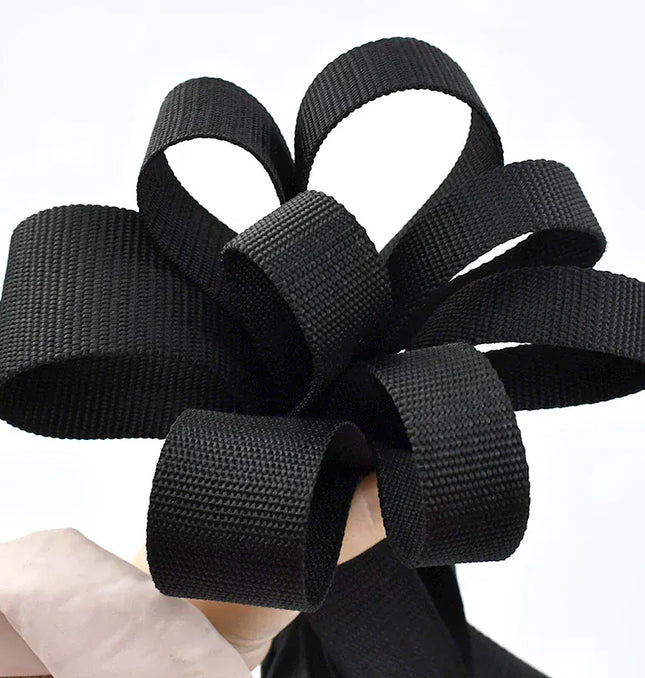 EcoWarra 10M 2mm Thick Nylon Webbing Tape 20/25/30/38/50mm Backpack Ribbon Strap Dog Collar Ribbons Luggage Bias Binding Band Sewing Belt