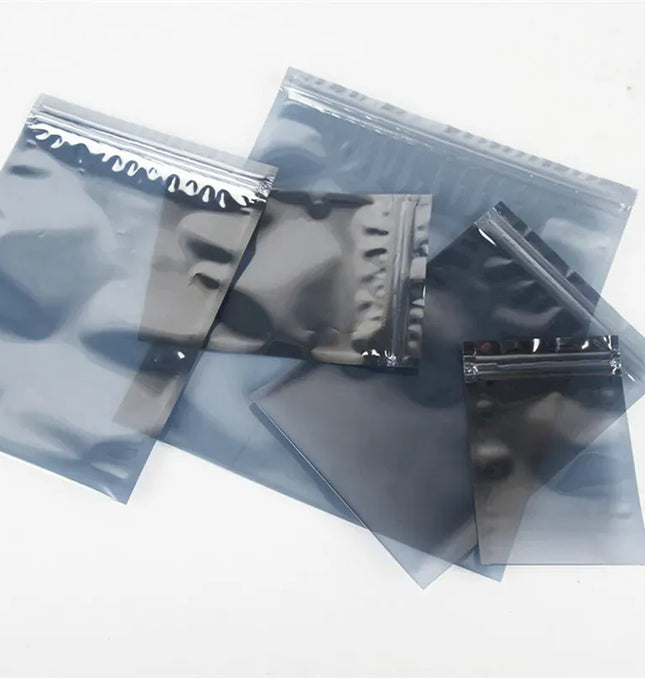 EcoWarra 10Pcs Resealable Antistatic bag, Anti Static Shielding Bag, Selfsealing zipper Bag for Electronic Products, Computer Accessories