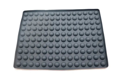 EcoWarra 140 hole Black color 468 Mini hemispherical hole Mold Microwave Oven Pad Kitchen Drainage mat soft Silicone Mold making dog food Chocolate Candy Mold