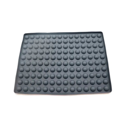 EcoWarra 140 hole Black color 468 Mini hemispherical hole Mold Microwave Oven Pad Kitchen Drainage mat soft Silicone Mold making dog food Chocolate Candy Mold