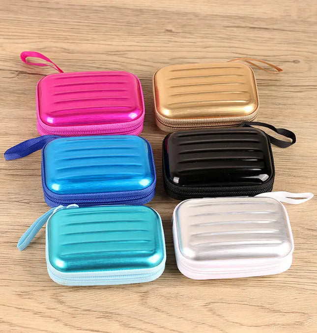 EcoWarra 15 Bottles Essential Oil Case 5/10/15ml Essential Oil Collecting Bags Portable Storage Bag Perfume Bottle Travel Carrying Case