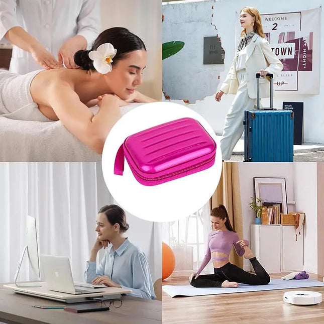 EcoWarra 15 Bottles Essential Oil Case 5/10/15ml Essential Oil Collecting Bags Portable Storage Bag Perfume Bottle Travel Carrying Case