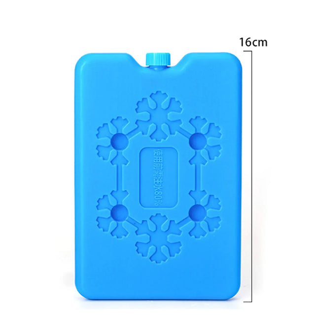 EcoWarra 16x11x1.5cm / 1pc blue Reusable Cooler Ice Pack Heavy Duty Ice Chillers Ice Cooling Packs for Lunch Bag Tote Bags Coolers Safe Efficient