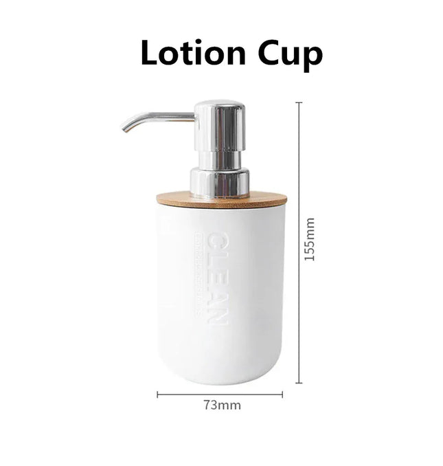 EcoWarra 1pc Bathroom Accessories Soap Dispenser Bottle Dish Washroom Garbage Can Toothbrush Holder Cup Suit Lotion Rack Toilet Brush