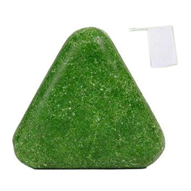 EcoWarra 1pcs Nature Seven Green Soaps Herbal Shampoo Bar – Traditional Anti-Dandruff & Gentle Scalp Care