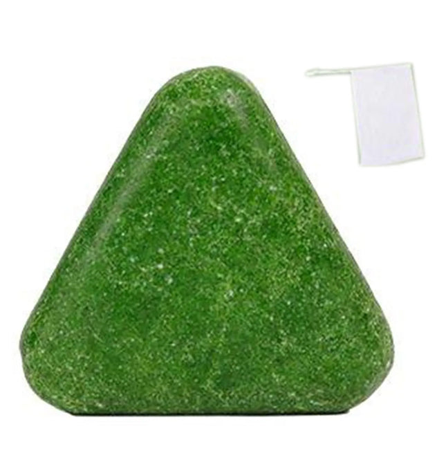 EcoWarra 1pcs Nature Seven Green Soaps Herbal Shampoo Bar – Traditional Anti-Dandruff & Gentle Scalp Care