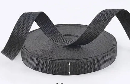 EcoWarra 20mm 8M Meetee 20mm-100mm Nylon Webbing Strap Backpack Bag Safety Ribbon Band Belt Dog Collar Binding Tape DIY Sewing Accessories