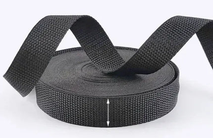EcoWarra 25mm 8M Meetee 20mm-100mm Nylon Webbing Strap Backpack Bag Safety Ribbon Band Belt Dog Collar Binding Tape DIY Sewing Accessories