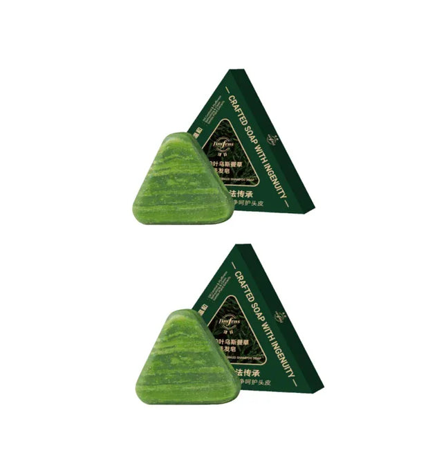EcoWarra 2pcs shampoo soap Natural Usman Herbal Shampoo Bar – Oil Control, Itch Relief & Healthy Hair Growth Support