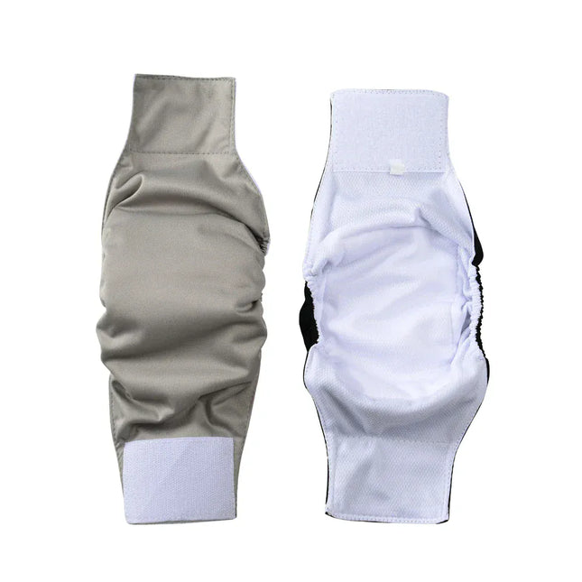 EcoWarra 3 Pack Washable Male Dog Diaper Pet Sanitary Panties For Small Medium Dogs Adjustable Nappy Belly Band Wrap Diapers Pug Supp;ies