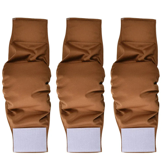 EcoWarra 3 Pack Washable Male Dog Diaper Pet Sanitary Panties For Small Medium Dogs Adjustable Nappy Belly Band Wrap Diapers Pug Supp;ies