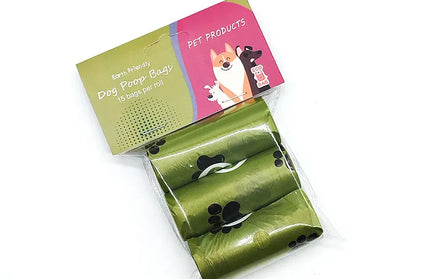EcoWarra 3 Rolls Eco-Friendly Dog Poop Bags Biodegradable Compostable Scented Plant-Based PLA+PBAT Flushable Pet Waste Bags for Dogs and Cats