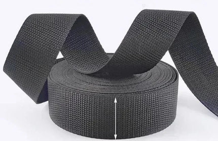 EcoWarra 38mm 8M Meetee 20mm-100mm Nylon Webbing Strap Backpack Bag Safety Ribbon Band Belt Dog Collar Binding Tape DIY Sewing Accessories