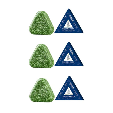 EcoWarra 3pcs Natural Usman Grass Herbal Shampoo Bar – Oil Control, Anti-Dandruff & Hair Growth Care