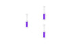 3pcs Purple