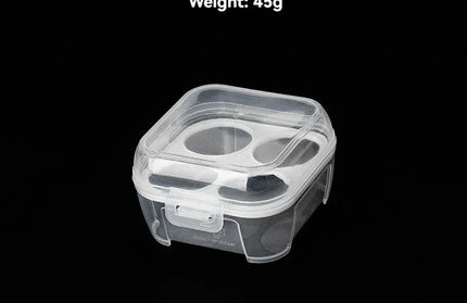 EcoWarra 4 grids Outdoor Shockproof Egg Box Storage Box, Portable Camping Shatterproof Egg Tray, Home Plastic Protection Box, Travel Shatterproof