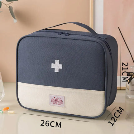 EcoWarra 4 Sizes Portable Medicine Bag Travel First Aid Kit Medicine Bag Storage Bag Survival Kit Medicine Box Outdoor Emergency Camping