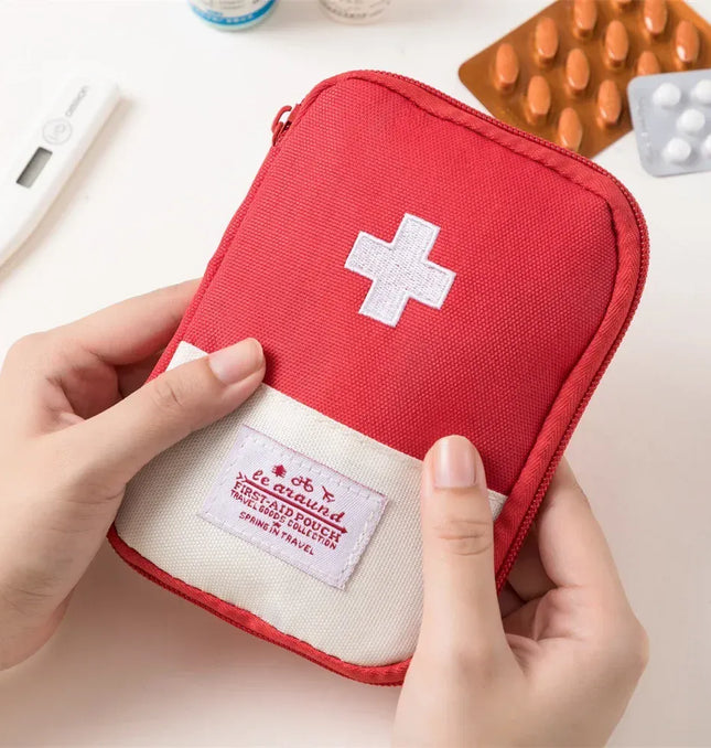 EcoWarra 4 Sizes Portable Medicine Bag Travel First Aid Kit Medicine Bag Storage Bag Survival Kit Medicine Box Outdoor Emergency Camping