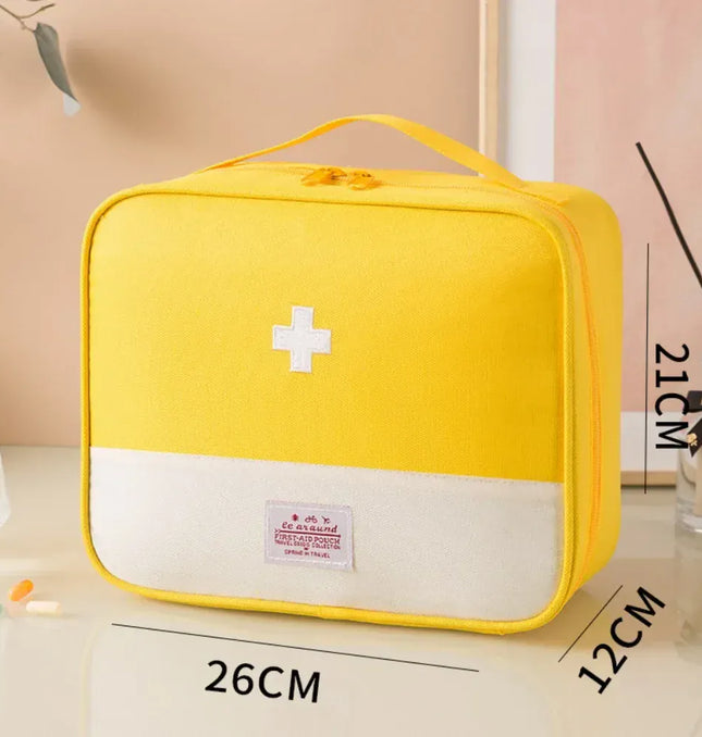 EcoWarra 4 Sizes Portable Medicine Bag Travel First Aid Kit Medicine Bag Storage Bag Survival Kit Medicine Box Outdoor Emergency Camping