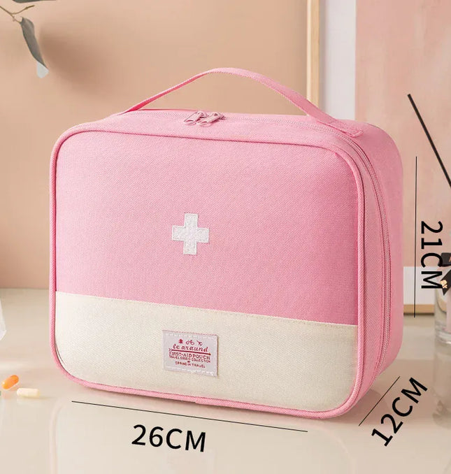 EcoWarra 4 Sizes Portable Medicine Bag Travel First Aid Kit Medicine Bag Storage Bag Survival Kit Medicine Box Outdoor Emergency Camping
