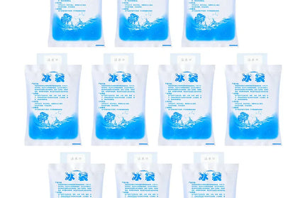 EcoWarra 400ML  10pcs 5/10pcs Cooler Bag,Gel Ice Packs,Reusable Cold Compress Packs,Hot And Cold Gel Iceing Bag,For Injuries,Pain Relief Ice Bag 보냉백
