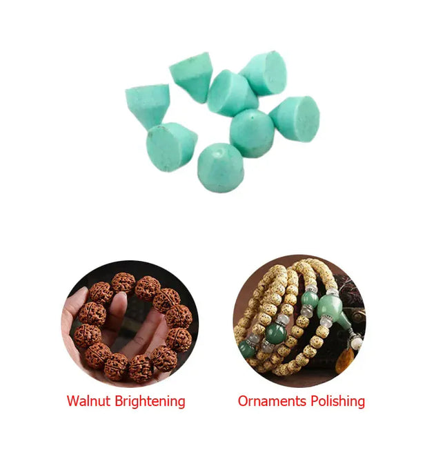 EcoWarra 450g Jewelry Polishing Media Ceramic Stone Abrasive Material For Rotary Vibration Tumbler Machine Jewellery Making Tools
