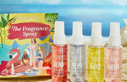EcoWarra 4pcs 4pcs Digital perfume, fresh fragrance, lasting fragrance in hair, alcohol free body fragrance spray, ideal gift for girls