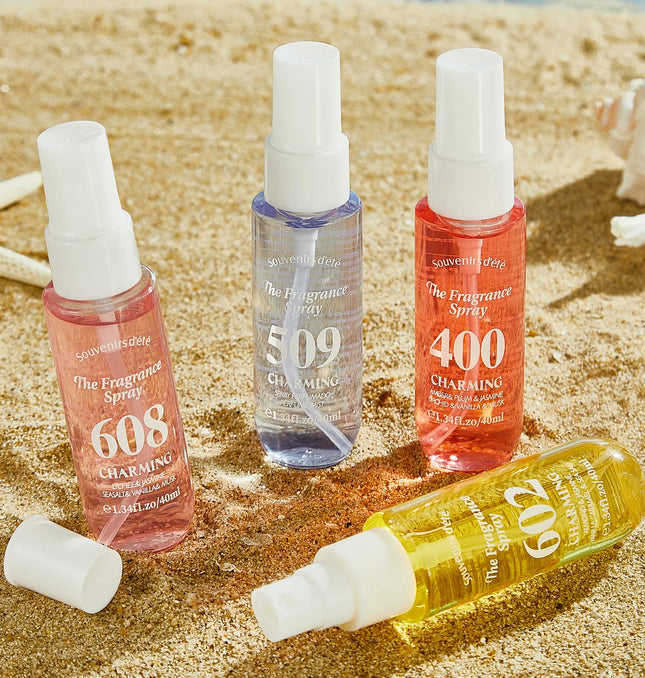 EcoWarra 4pcs 4pcs Digital perfume, fresh fragrance, lasting fragrance in hair, alcohol free body fragrance spray, ideal gift for girls