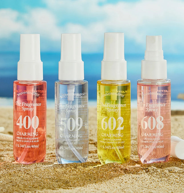 EcoWarra 4pcs 4pcs Digital perfume, fresh fragrance, lasting fragrance in hair, alcohol free body fragrance spray, ideal gift for girls