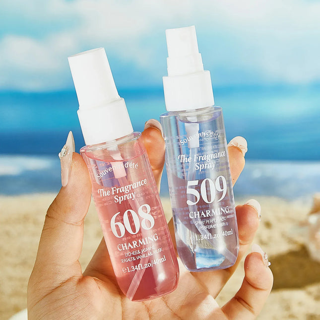 EcoWarra 4pcs 4pcs Digital perfume, fresh fragrance, lasting fragrance in hair, alcohol free body fragrance spray, ideal gift for girls