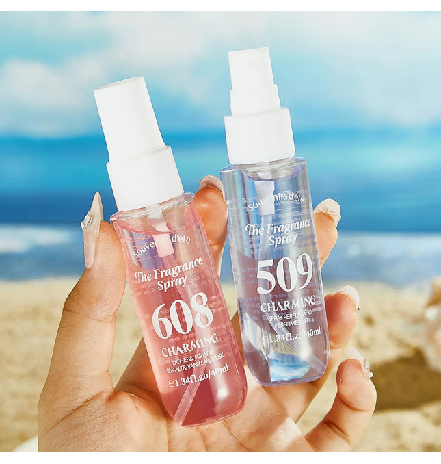 EcoWarra 4pcs 4pcs Digital perfume, fresh fragrance, lasting fragrance in hair, alcohol free body fragrance spray, ideal gift for girls