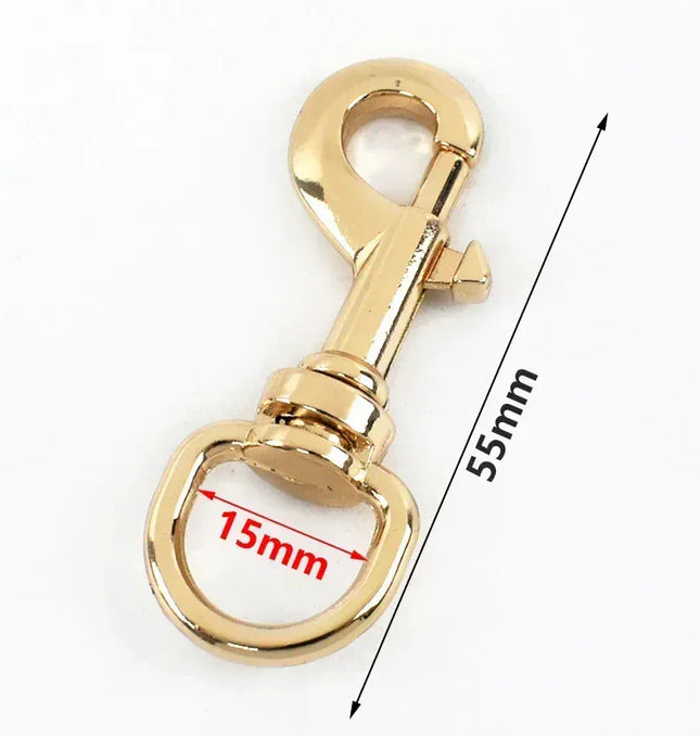 EcoWarra 5/10/20Pcs 11/15mm Metal Buckle Bag Strap Keychain Swivel Trigger Clips Lobster Clasp Dog Collar Snap Hook Carabiner Accessories