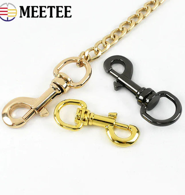 EcoWarra 5/10/20Pcs 11/15mm Metal Buckle Bag Strap Keychain Swivel Trigger Clips Lobster Clasp Dog Collar Snap Hook Carabiner Accessories