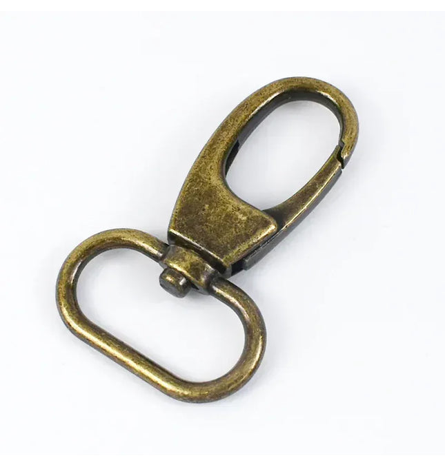 EcoWarra 5/10Pcs 19/25/32/38mm Metal Buckle Swivel Clasp for Strap Dog Collar Webbing Trigger Clip Snap Hooks DIY Bag Buckles Accessories