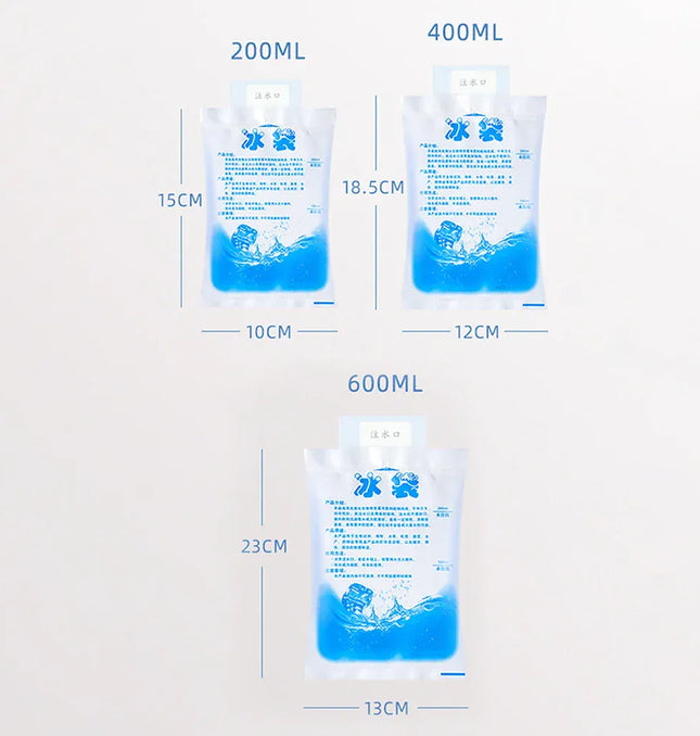 EcoWarra 5/10pcs Cooler Bag,Gel Ice Packs,Reusable Cold Compress Packs,Hot And Cold Gel Iceing Bag,For Injuries,Pain Relief Ice Bag 보냉백