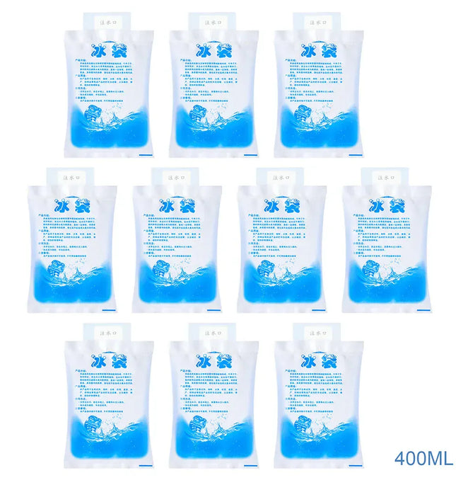 EcoWarra 5/10pcs Cooler Bag,Gel Ice Packs,Reusable Cold Compress Packs,Hot And Cold Gel Iceing Bag,For Injuries,Pain Relief Ice Bag 보냉백