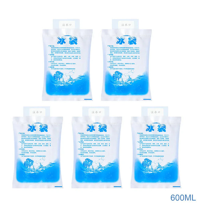 EcoWarra 5/10pcs Cooler Bag,Gel Ice Packs,Reusable Cold Compress Packs,Hot And Cold Gel Iceing Bag,For Injuries,Pain Relief Ice Bag 보냉백