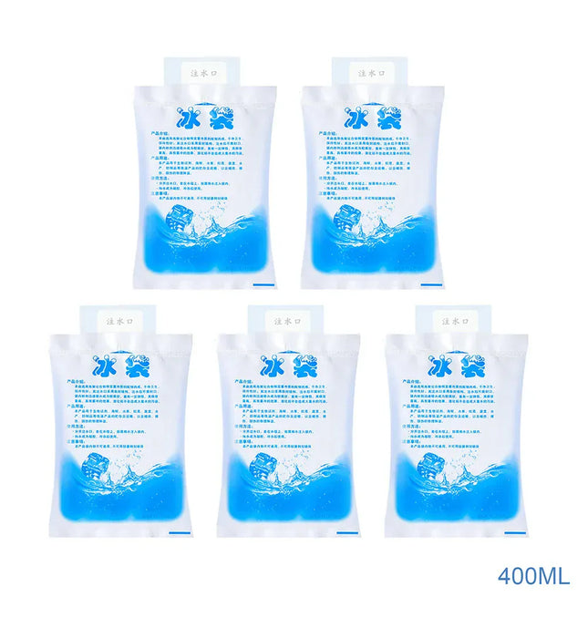 EcoWarra 5/10pcs Cooler Bag,Gel Ice Packs,Reusable Cold Compress Packs,Hot And Cold Gel Iceing Bag,For Injuries,Pain Relief Ice Bag 보냉백