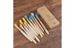 5 yellow 5 blue