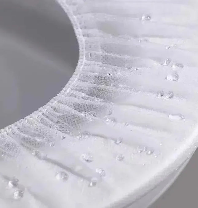 EcoWarra 50/20/10pcs Portable Disposable Toilet Seat Cover Waterproof Non-woven Protective Cover Seat Cushion Travel Camp Hotel Bathroom