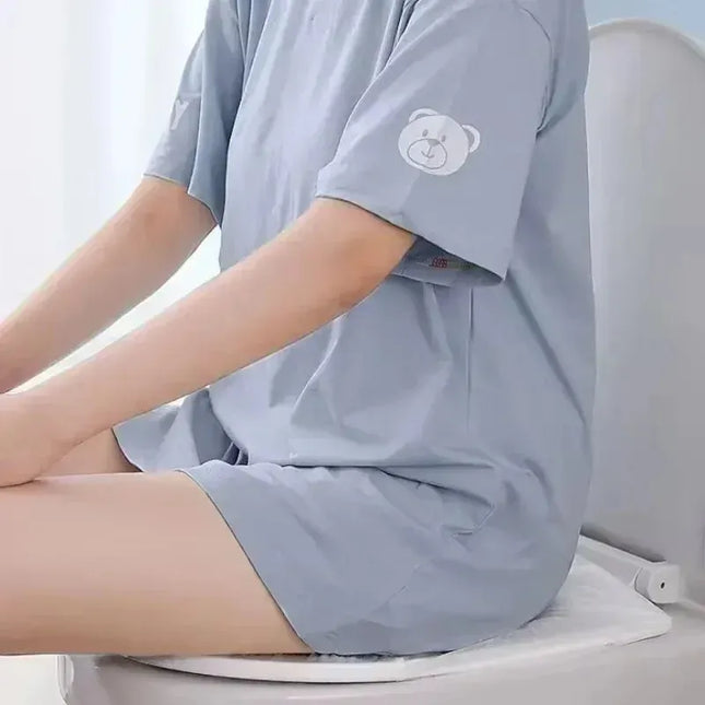 EcoWarra 50/20/10pcs Portable Disposable Toilet Seat Cover Waterproof Non-woven Protective Cover Seat Cushion Travel Camp Hotel Bathroom