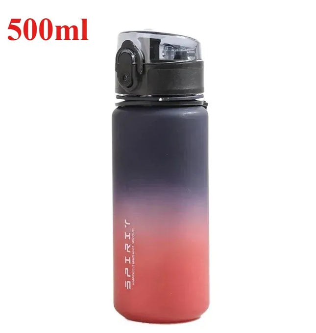 EcoWarra 500ML/650ML/750ML/1000ML Sports Water Bottle Motivational Leak Proof Portable Reusable Plastic Cups Outdoor Travel Gym Jugs