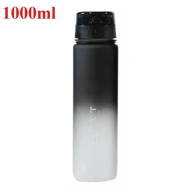 EcoWarra 500ML/650ML/750ML/1000ML Sports Water Bottle Motivational Leak Proof Portable Reusable Plastic Cups Outdoor Travel Gym Jugs